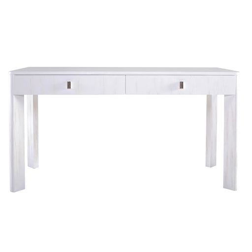 Atlas Lighting Checkmate Console Table, Checkmate White