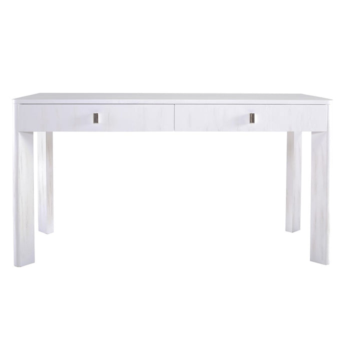 Atlas Lighting Checkmate Console Table, Checkmate White