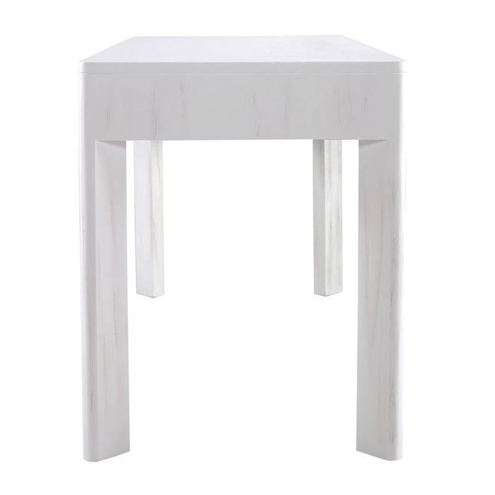 Atlas Lighting Checkmate Console Table, Checkmate White