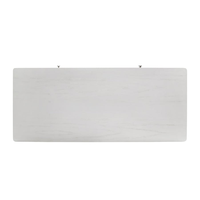 Atlas Lighting Checkmate Console Table, Checkmate White