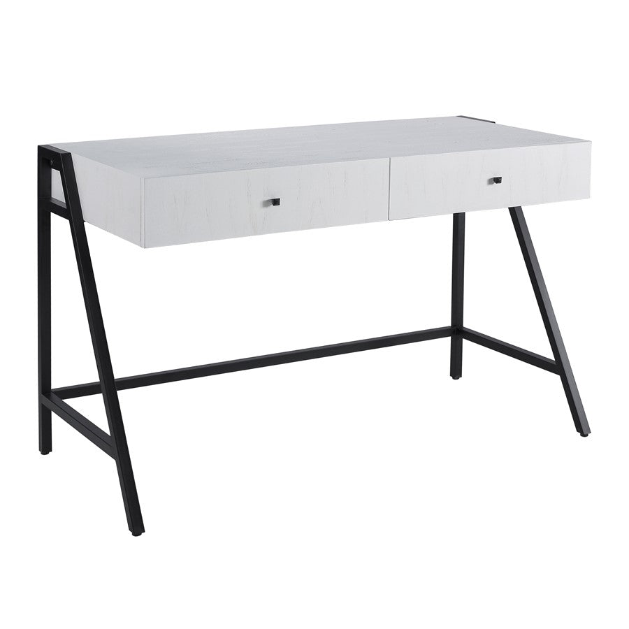 Atlas Lighting Checkmate Desk, Checkmate White