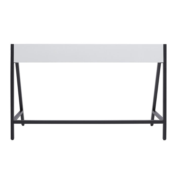 Atlas Lighting Checkmate Desk, Checkmate White