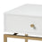 Atlas Lighting Clancy Accent Table, White
