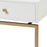 Atlas Lighting Clancy Accent Table, White
