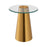 Atlas Lighting Cone Accent Table, Brass