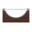 Atlas Lighting Corsa Console Table, Walnut