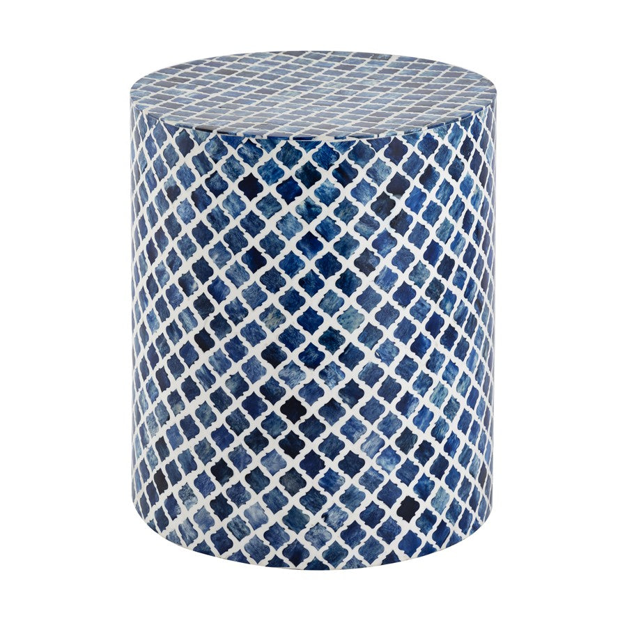 Atlas Lighting Coyle Accent Table, Blue