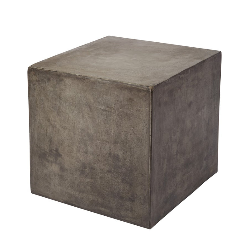 Atlas Lighting Cubo Accent Table, Polished Concrete