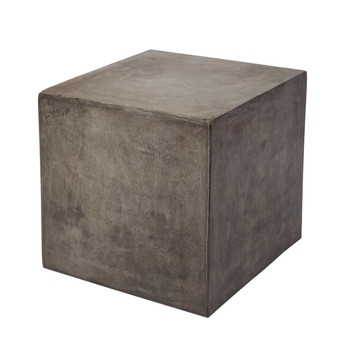 Atlas Lighting Cubo Accent Table, Polished Concrete