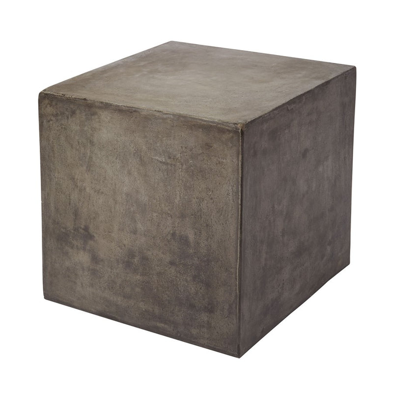 Atlas Lighting Cubo Accent Table, Polished Concrete