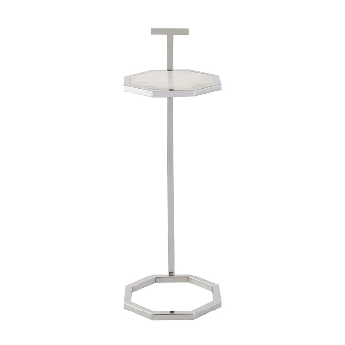 Atlas Lighting Daro Accent Table, Nickel