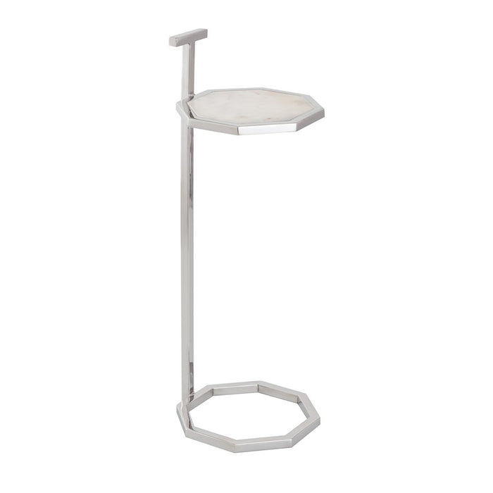 Atlas Lighting Daro Accent Table, Nickel
