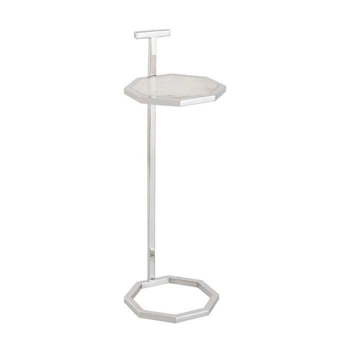 Atlas Lighting Daro Accent Table, Nickel