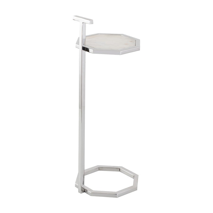 Atlas Lighting Daro Accent Table, Nickel