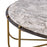 Atlas Lighting Demille Coffee Table, Satin Brass