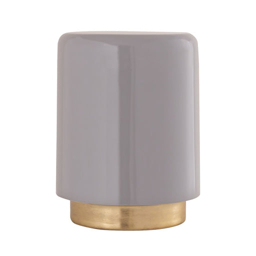 Atlas Lighting Genesis Accent Table, Gray Enamel