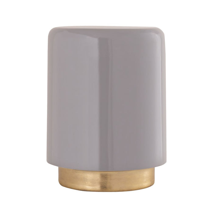 Atlas Lighting Genesis Accent Table, Gray Enamel