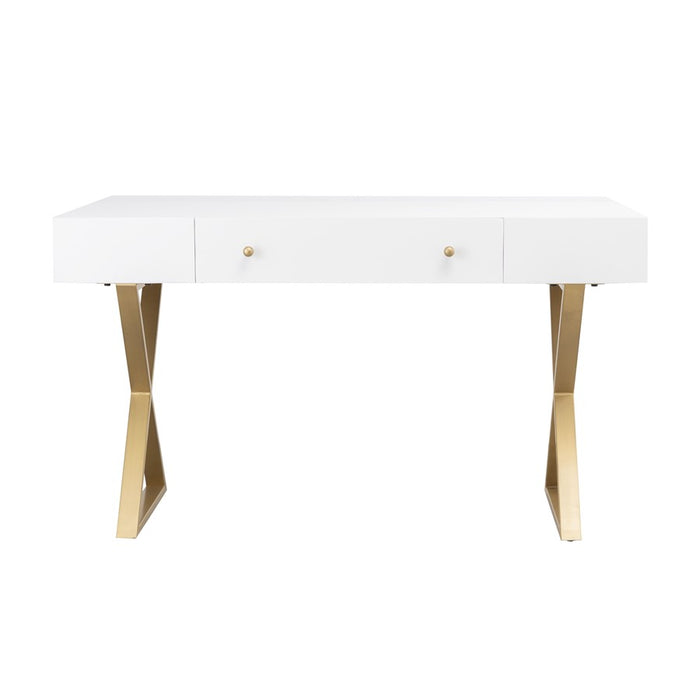 Atlas Lighting Guilford Desk, White