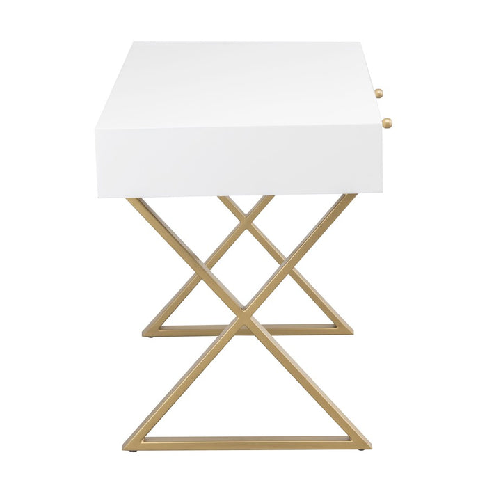 Atlas Lighting Guilford Desk, White