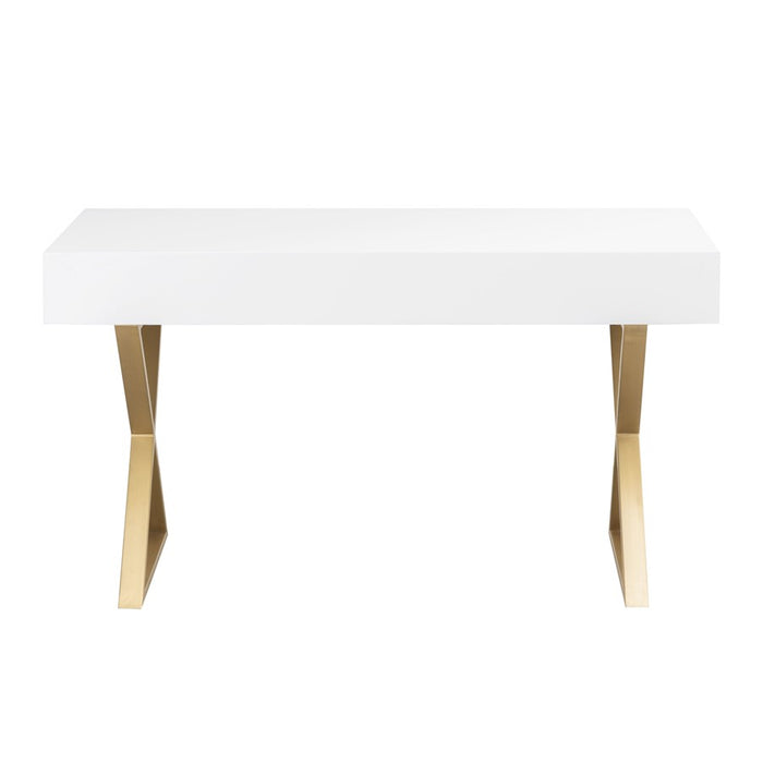 Atlas Lighting Guilford Desk, White