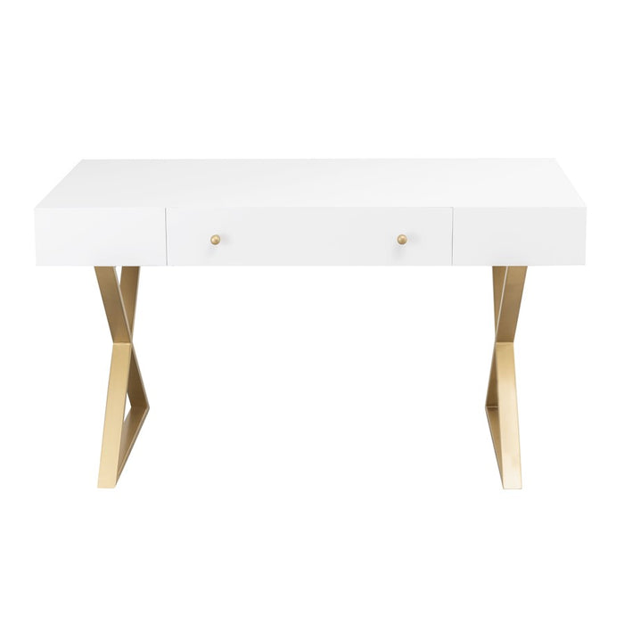 Atlas Lighting Guilford Desk, White