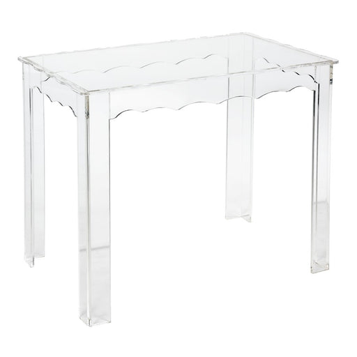 Atlas Lighting Jacobs Nesting Table, Set of 3, Square Clear