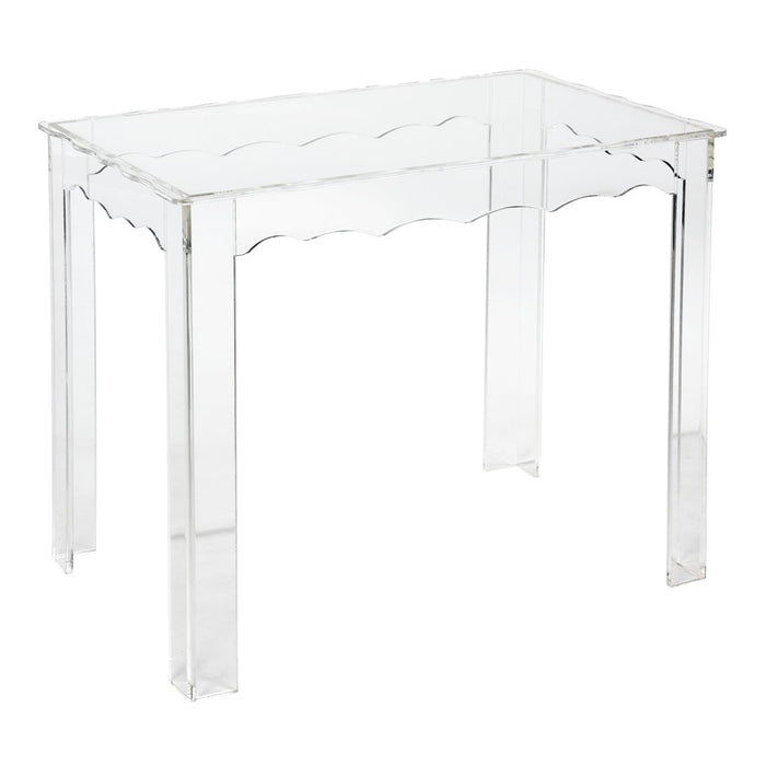 Atlas Lighting Jacobs Nesting Table, Set of 3, Square Clear