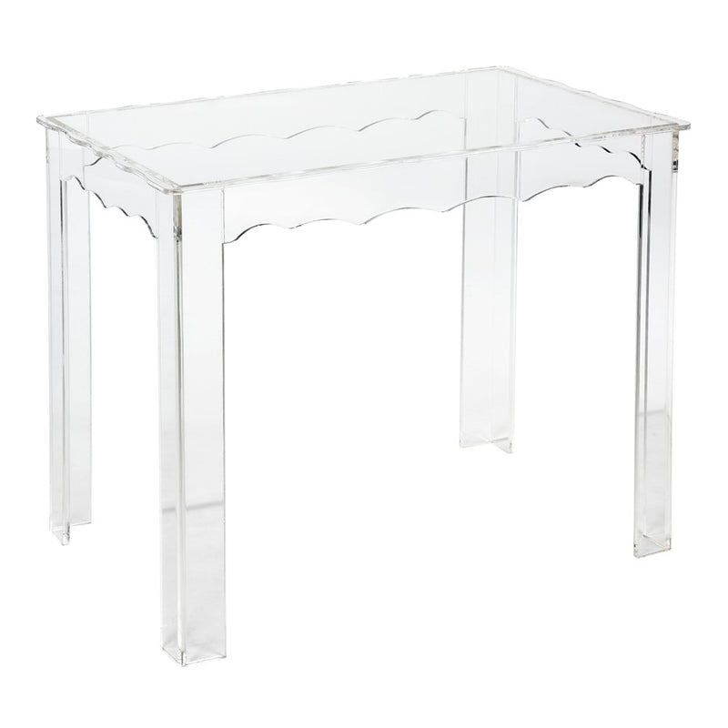 Atlas Lighting Jacobs Nesting Tables, Set of 3 | Clear Acrylic Transitional Accent Tables | Living Room & Bedroom | 12-22in H | Model TA11104-01S