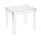 Atlas Lighting Jacobs Nesting Table, Set of 3, Square Clear