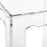 Atlas Lighting Jacobs Nesting Table, Set of 3, Square Clear