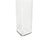 Atlas Lighting Jacobs Nesting Table, Set of 3, Square Clear