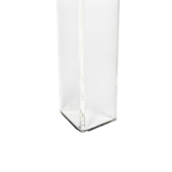 Atlas Lighting Jacobs Nesting Table, Set of 3, Square Clear