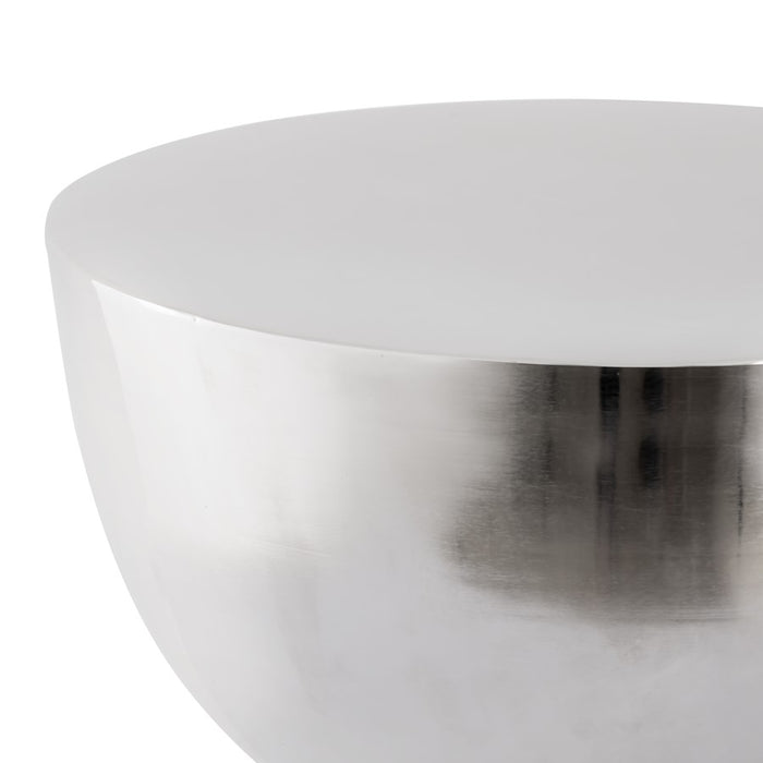 Atlas Lighting Julio Accent Table, Silver