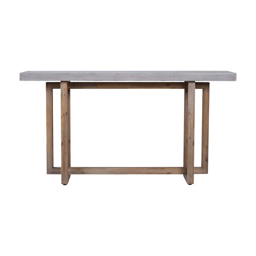 Atlas Lighting Merrell Console Table, Polished Concrete