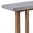 Atlas Lighting Merrell Console Table, Polished Concrete
