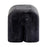 Atlas Lighting Morris Cerused Accent Table, Short Black