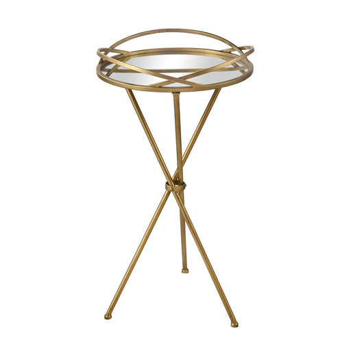 Atlas Lighting Nasso Accent Table, Brass