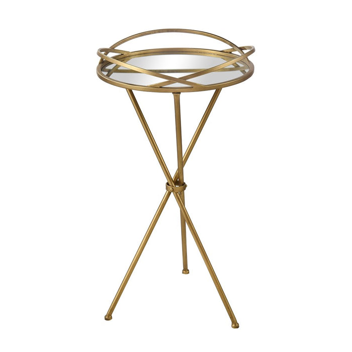 Atlas Lighting Nasso Accent Table, Brass