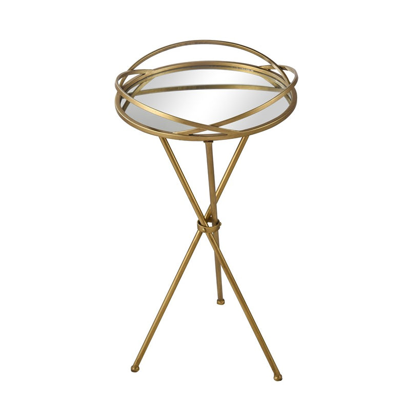 Atlas Lighting Nasso Accent Table, Brass