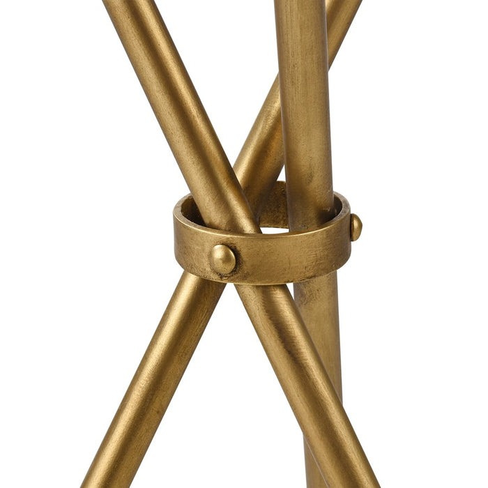 Atlas Lighting Nasso Accent Table, Brass