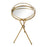 Atlas Lighting Nasso Accent Table, Brass