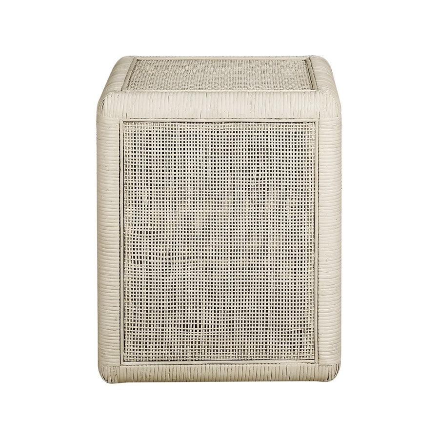 Atlas Lighting Oneka Accent Table, White