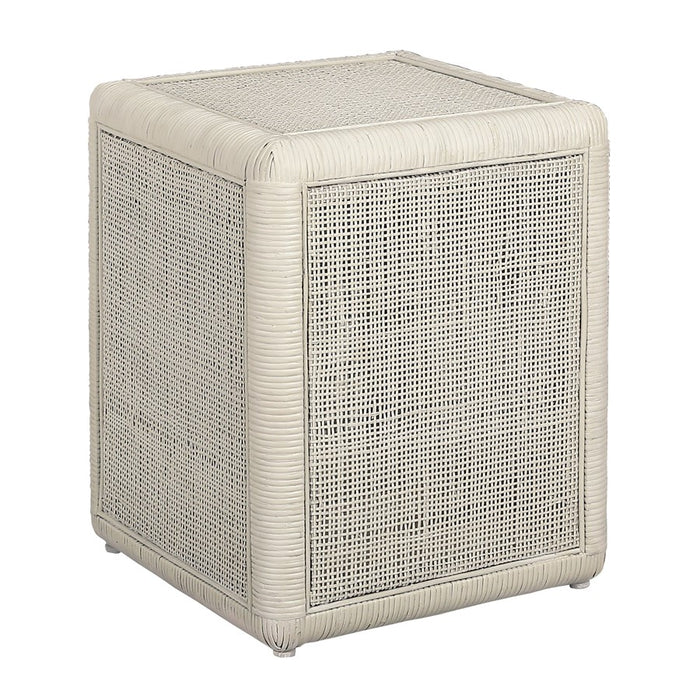 Atlas Lighting Oneka Accent Table, White