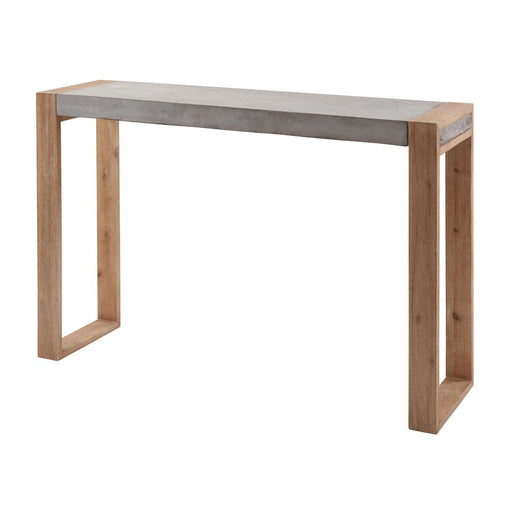 Atlas Lighting Paloma Console Table, Polished Concrete