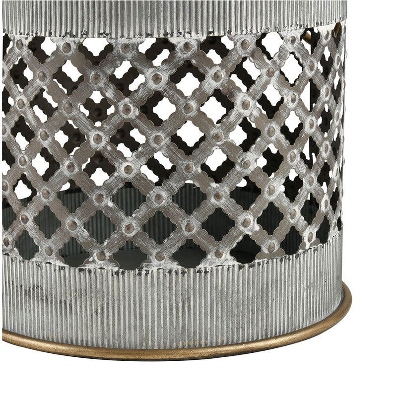 Atlas Lighting Parla Accent Table, Set of 2, Galvanized
