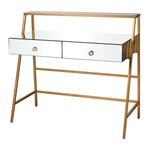 Atlas Lighting Peerage Console Table, Gold Leaf