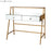 Atlas Lighting Peerage Console Table, Gold Leaf