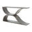 Atlas Lighting Pin Hollow Console Table, Gray