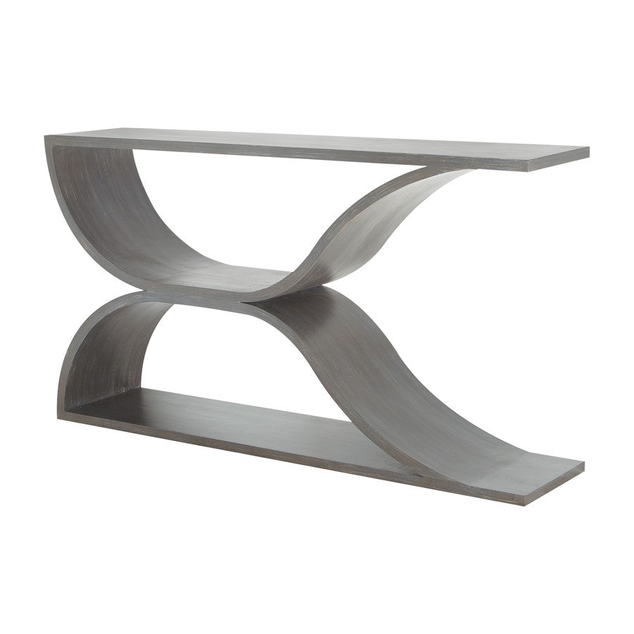 Atlas Lighting Pin Hollow Console Table, Gray