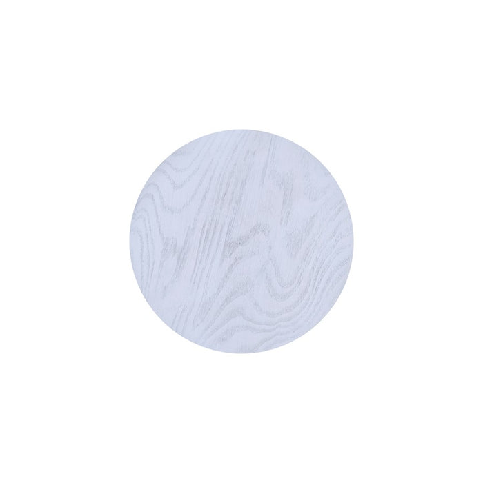 Atlas Lighting Prospect Accent Table, White Ash Burl